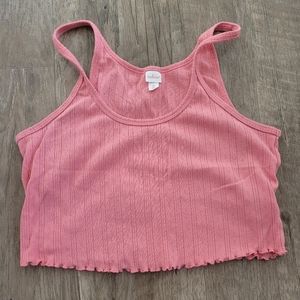 Colsie Crop Top Pink Xl